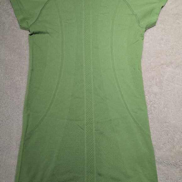 Lululemon Swiftly Pace Crop Bundle Size 2 / 4 Frond Green - Excellent Condition! - Picture 6 of 15